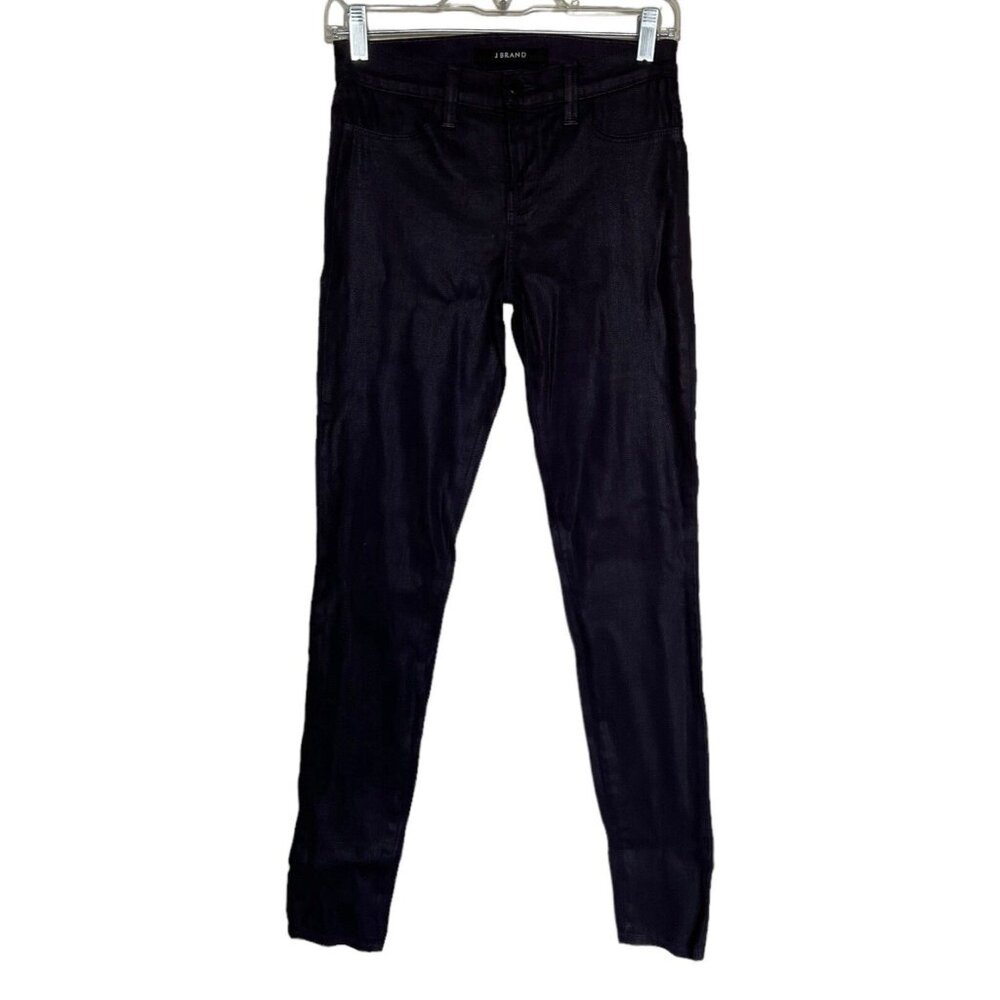 J Brand Jesns Womens Size 26 Dark Purple‎ Super Skinny